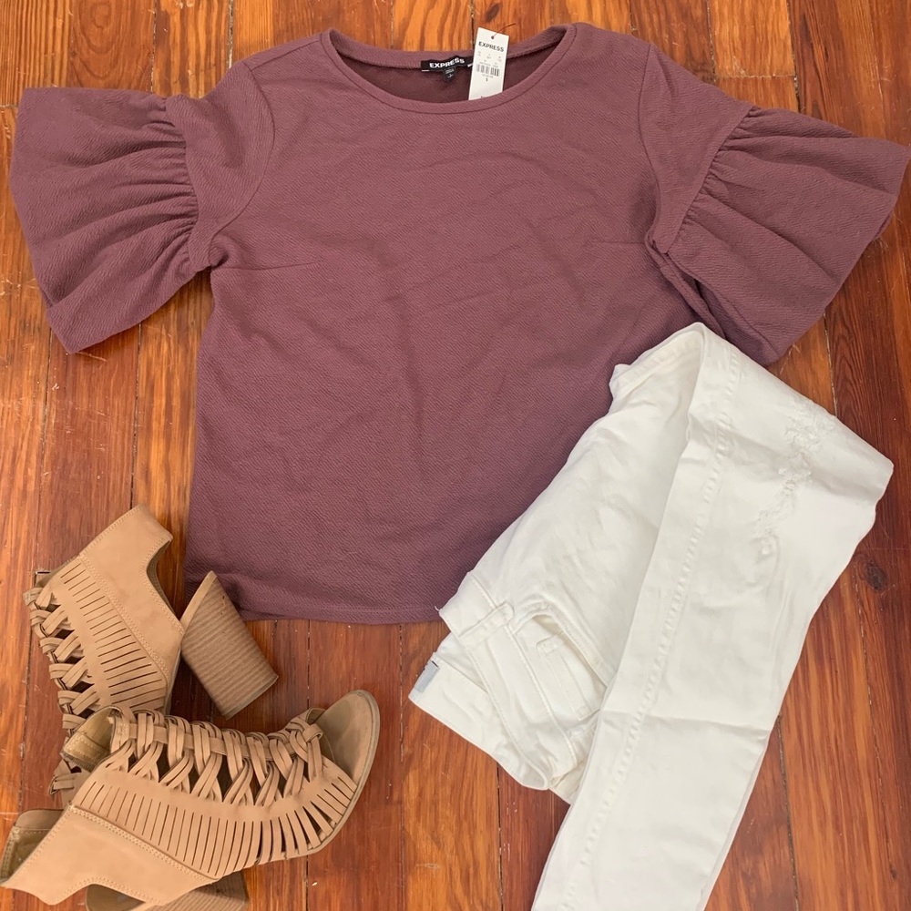 Mauve/purple top from Express